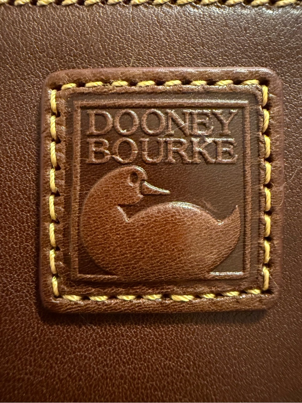 *NEW*  Dooney & Bourke Brown Florentine Leather Small Zip Wallet, - Picture 13 of 16